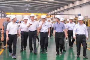 省人大常委會黨組副書記、副主任馬懿一行蒞臨河南礦山調研指導工作