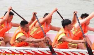  10月13日，來天然文巖渠觀看“河南礦山杯”龍舟大賽！