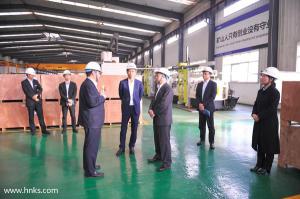  河南礦山參加第二屆高博會并舉行項目簽約儀式、與會專家柳貢慧一行蒞臨河南礦山考察