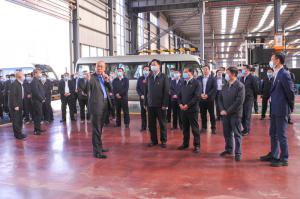 省政協(xié)主席劉偉率河南省高質(zhì)量發(fā)展觀摩團蒞臨河南礦山智能制造產(chǎn)業(yè)園