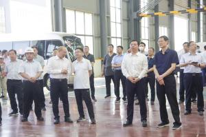 焦作市委常委、常務副市長李民生率團蒞臨河南礦山智能產業園參觀考察 